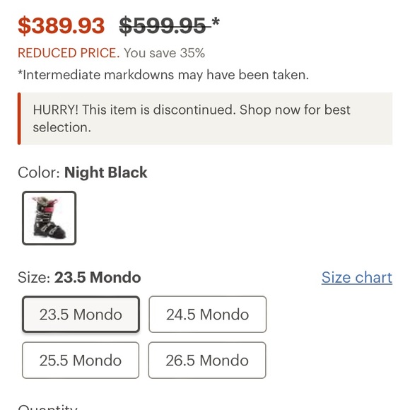 Rossignol Pure Pro Heat Ski Boots - Women's 23.5 - Picture 11 of 16